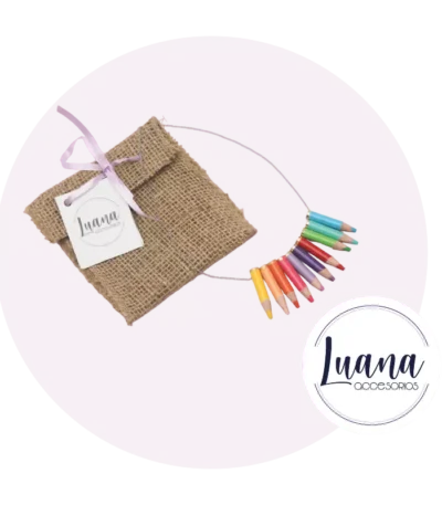 Collar dora de colores