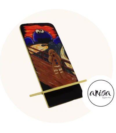 Porta celular Mostro come galletas