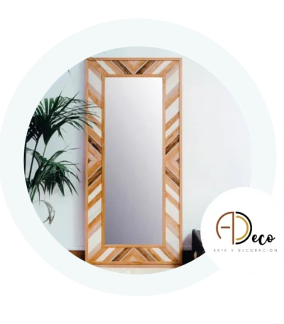 Adeco - espejo-soltero-pie